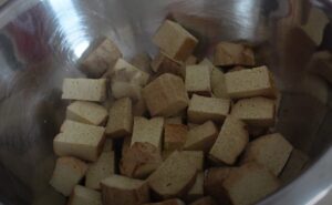 Coated tofu bites