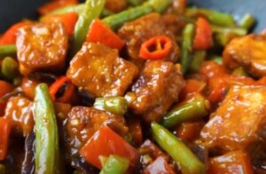 Sweet chili tofu recipe