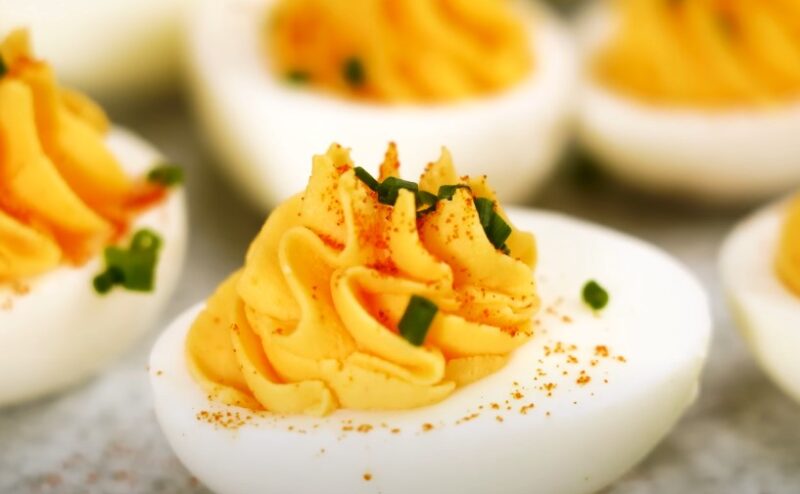 Devilled eggs looking tasty
